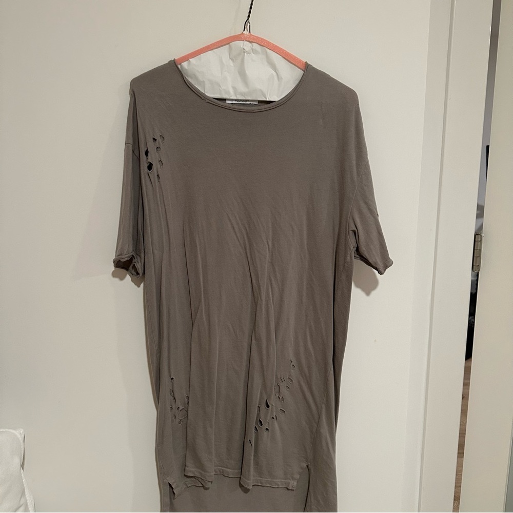 ✨ Bershka Distressed T-shirt Dress ✨